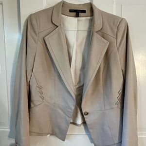 White House Black Market Light Tan Jacket